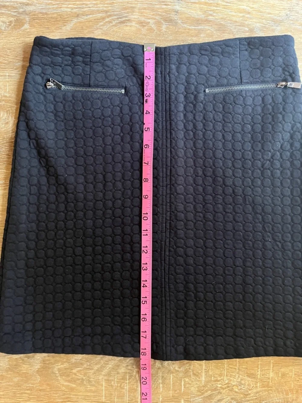 New Laundry by Shelli Segal Black Quilted Mini Skirt Size 8 NWT